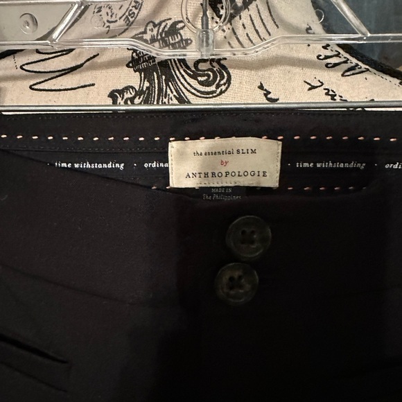 Anthropologie pants with side embellishment. Cropped - Picture 5 of 5